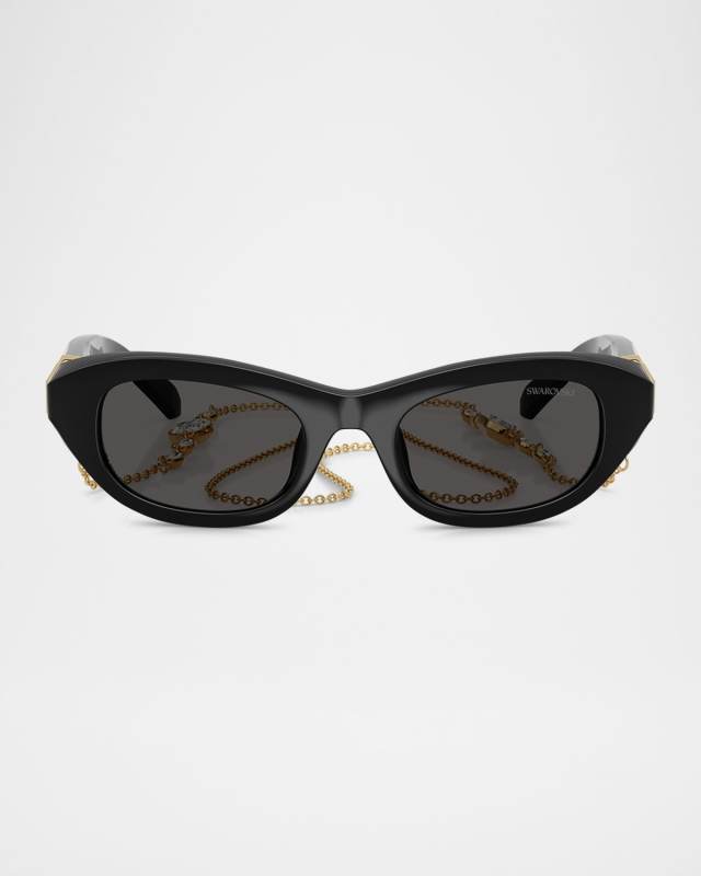 SK6036U Rectangle Plastic Sunglasses
